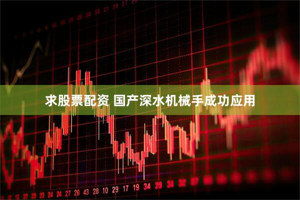 求股票配资 国产深水机械手成功应用